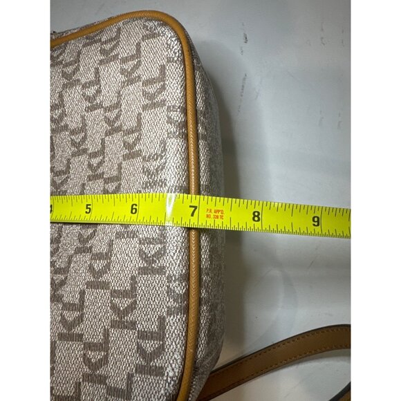 Karl Lagerfeld Paris Crossbody Purse Camera Bag MSRP $178 Modern City Artsy Logo - Picture 9 of 15